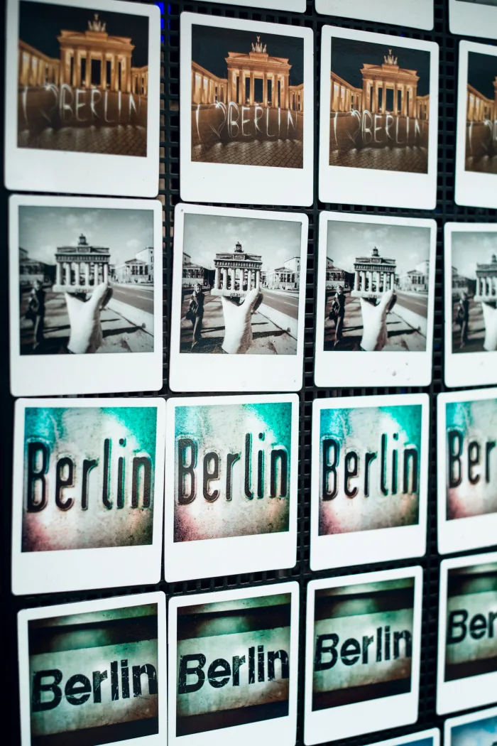 Eine Sammlung von Berlin-Polaroids