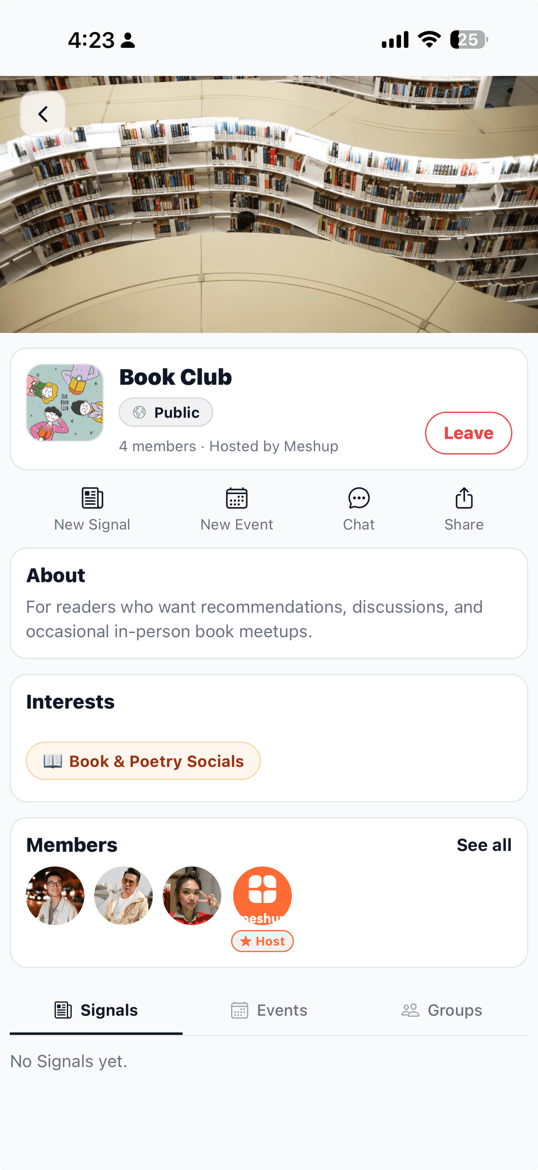 Meshup app preview