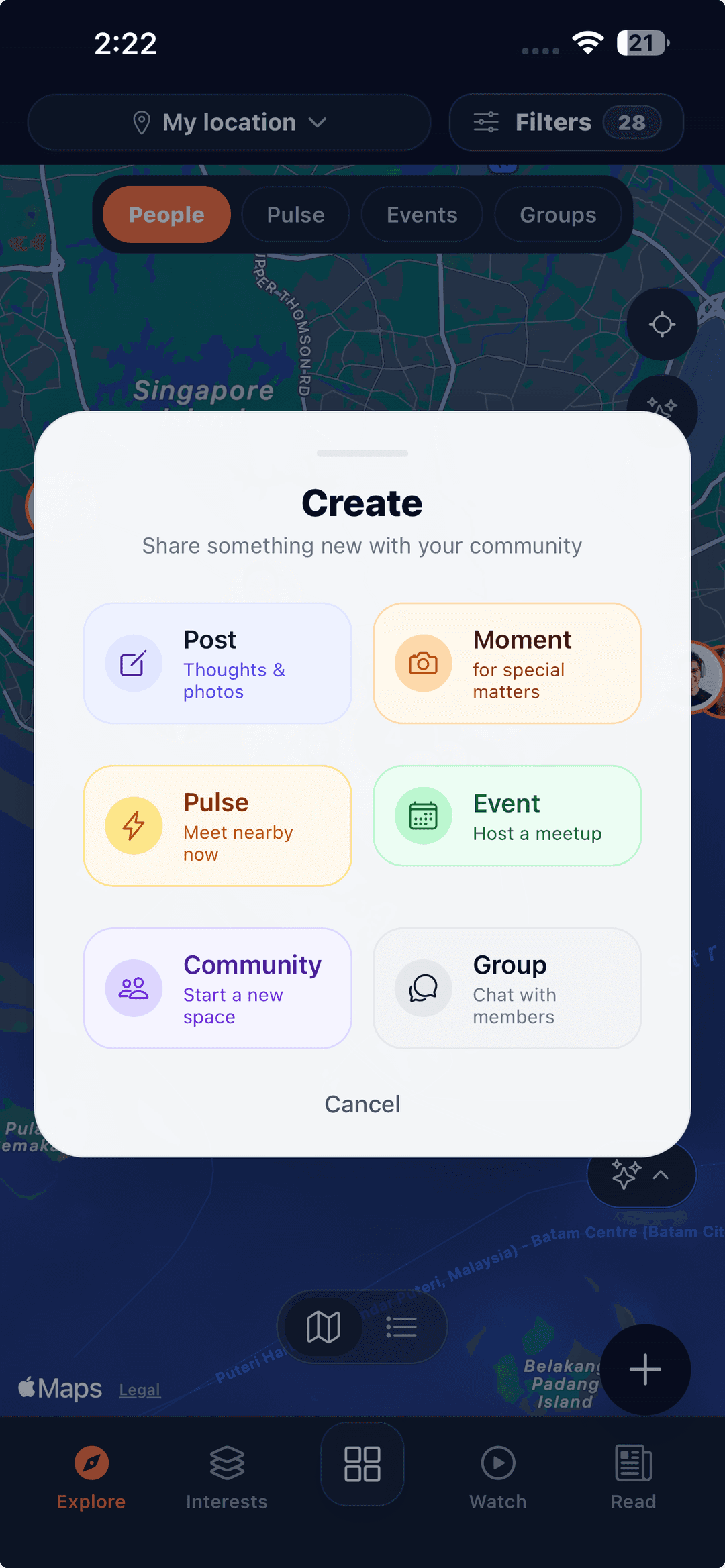 Meshup app preview